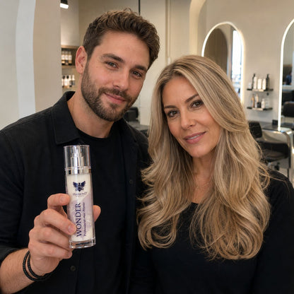 Hairbond Wonder Professional Hair Primer used for pre-styling and heat protection