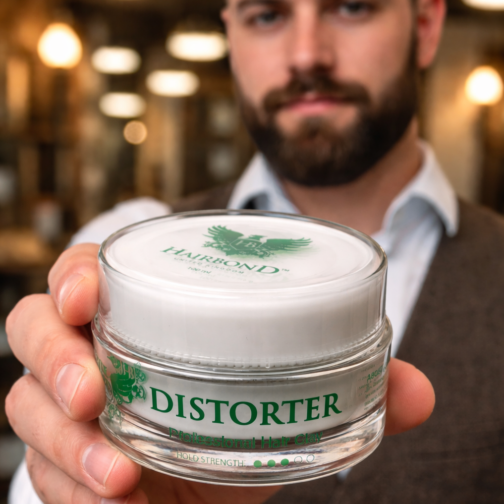Hairbond Distorter Professional Hair Clay for textured short hairstyles
