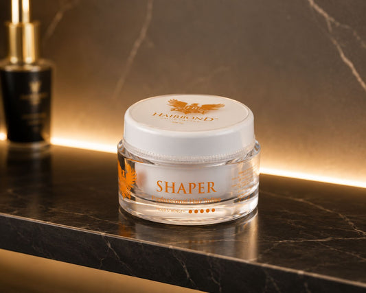 Hairbond Shaper Toffee strong hold styling wax with low-shine finish