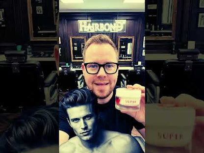 Hairbond Super Fibre for strong hold, definition and matte finish